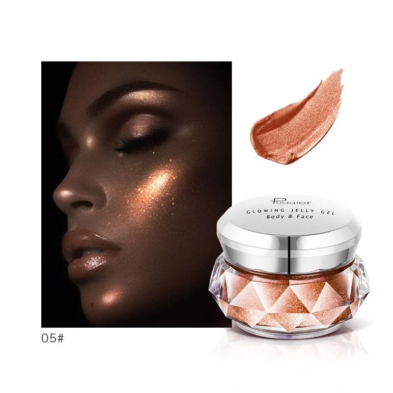 Face Highlighter Jelly Gel Mermaid Eyeshadow Glow Body - Image 8