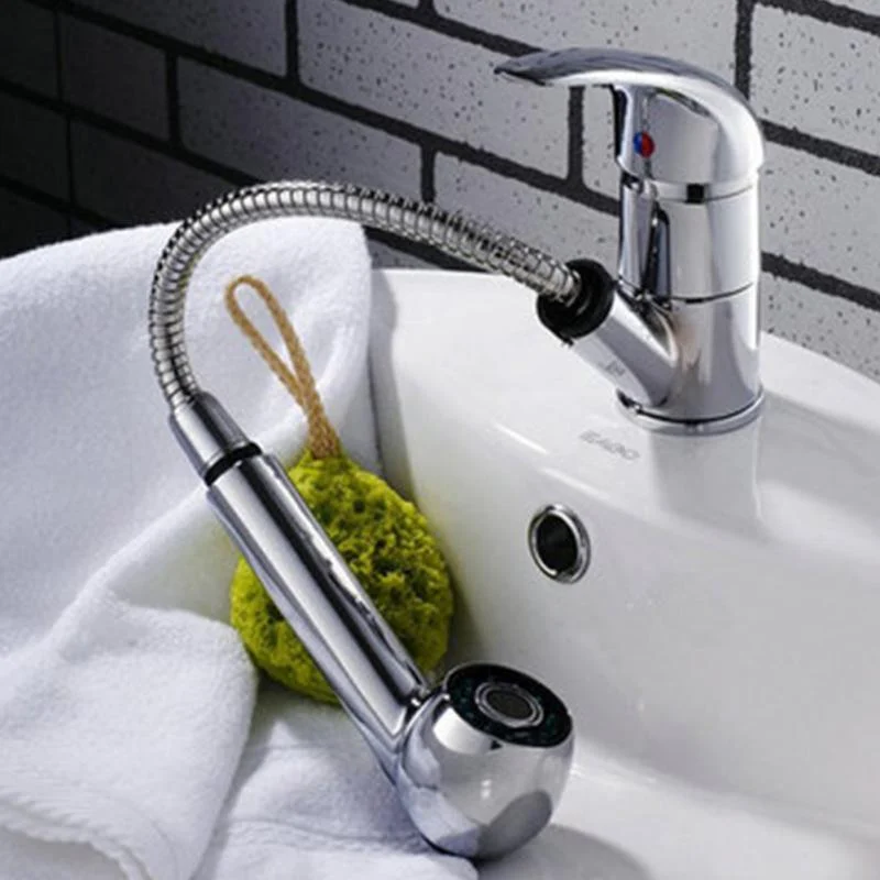 Chrome Kitchen Tap Spare Faucet Pull Out Spray Shower - Image 3