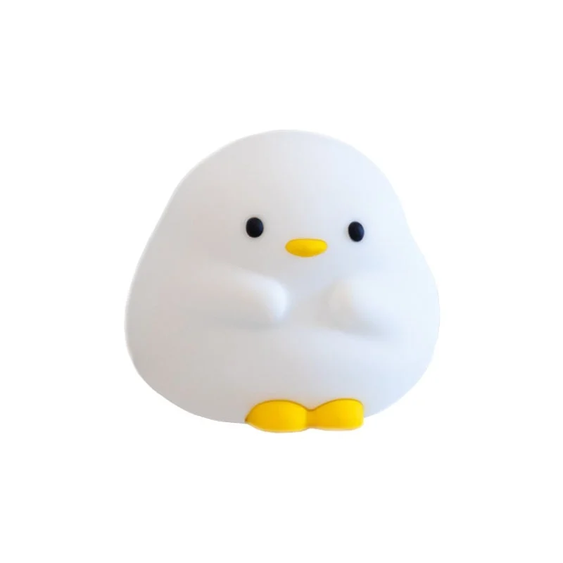 Cute Duck LED Night Lamp Cartoon Silicone USB - Image 8