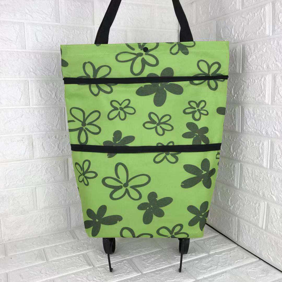 2 in 1 Foldable Shopping Cart with Wheels Premium - Image 4