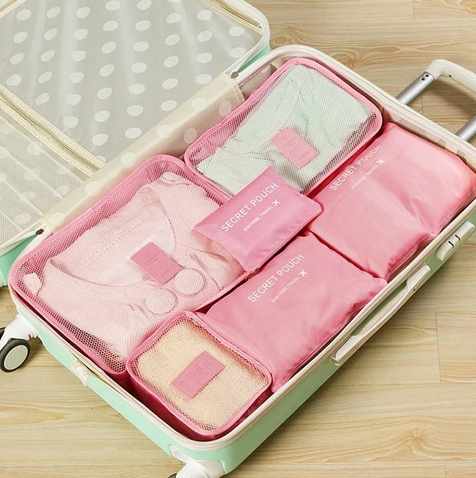 Durable Waterproof Nylon Packing Cube Travel Organizer