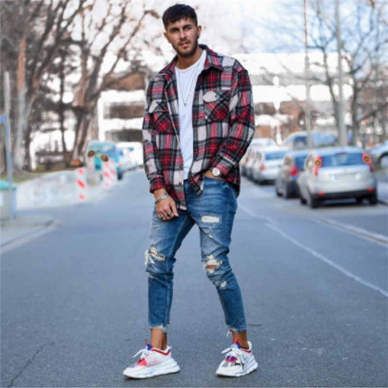 Hole Men''s Jeans - Image 3