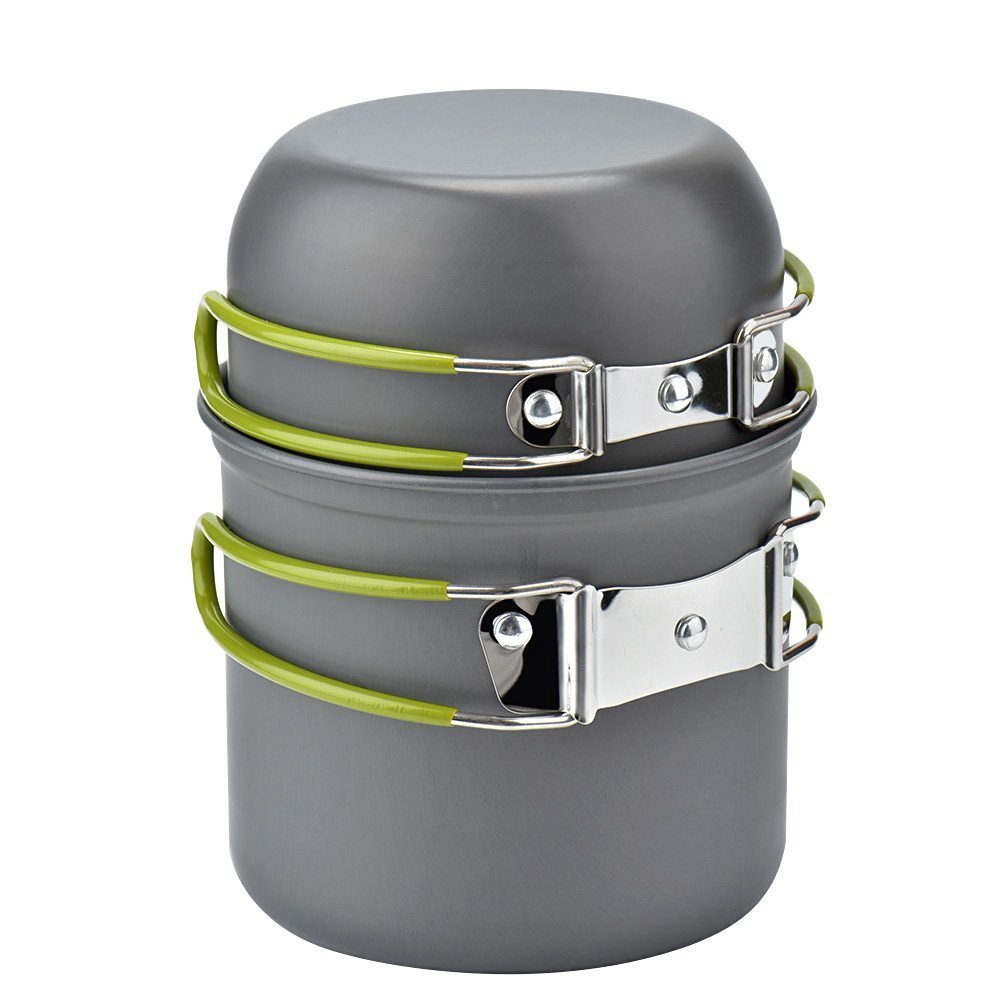 Camping Cookware Kit Outdoor Cooking Set Aluminum - Image 9