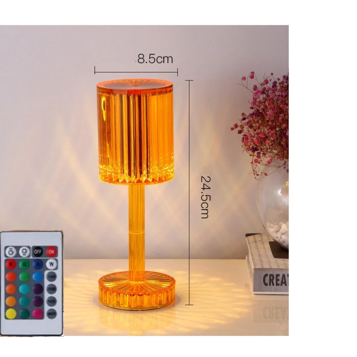 Crystal Table Lamp Hotel Decoration Diamond Romantic - Image 10