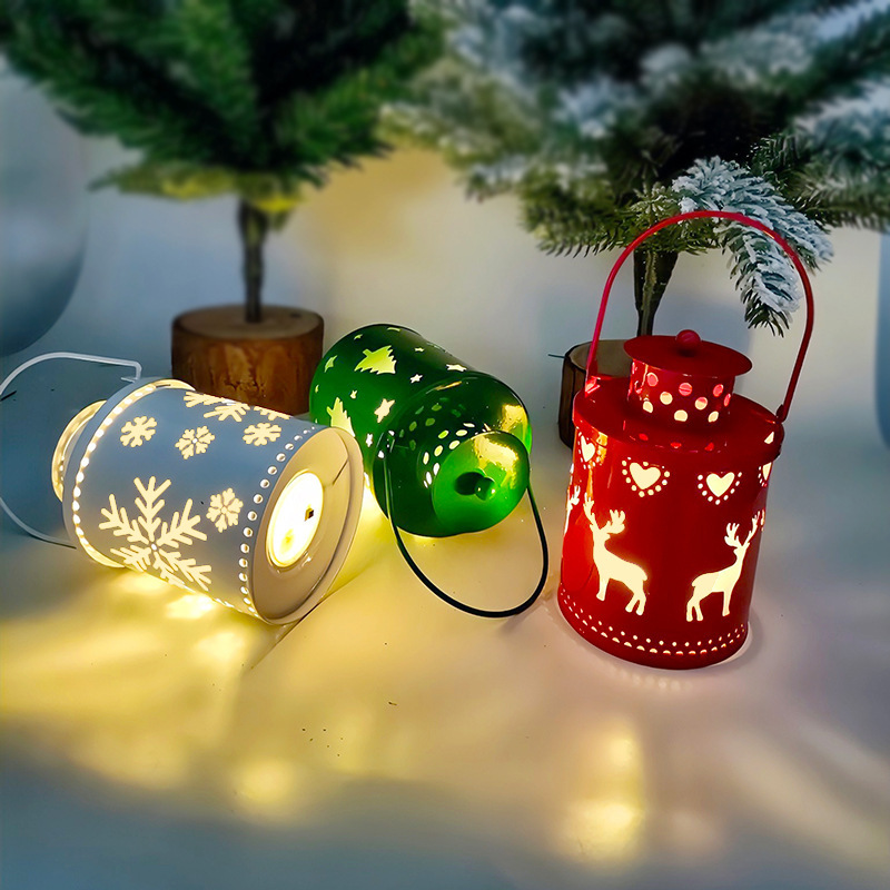 Christmas Candle Lights LED Small Lanterns Wind Lights - Image 2