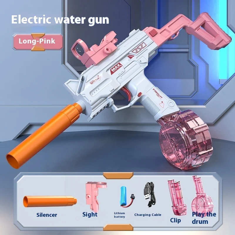 Children Automatic UZI Electric Backpack Water - Image 4