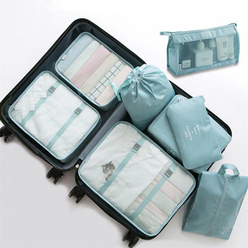 8-piece Set Luggage Divider Bag Travel Storage Clothes - Image 3