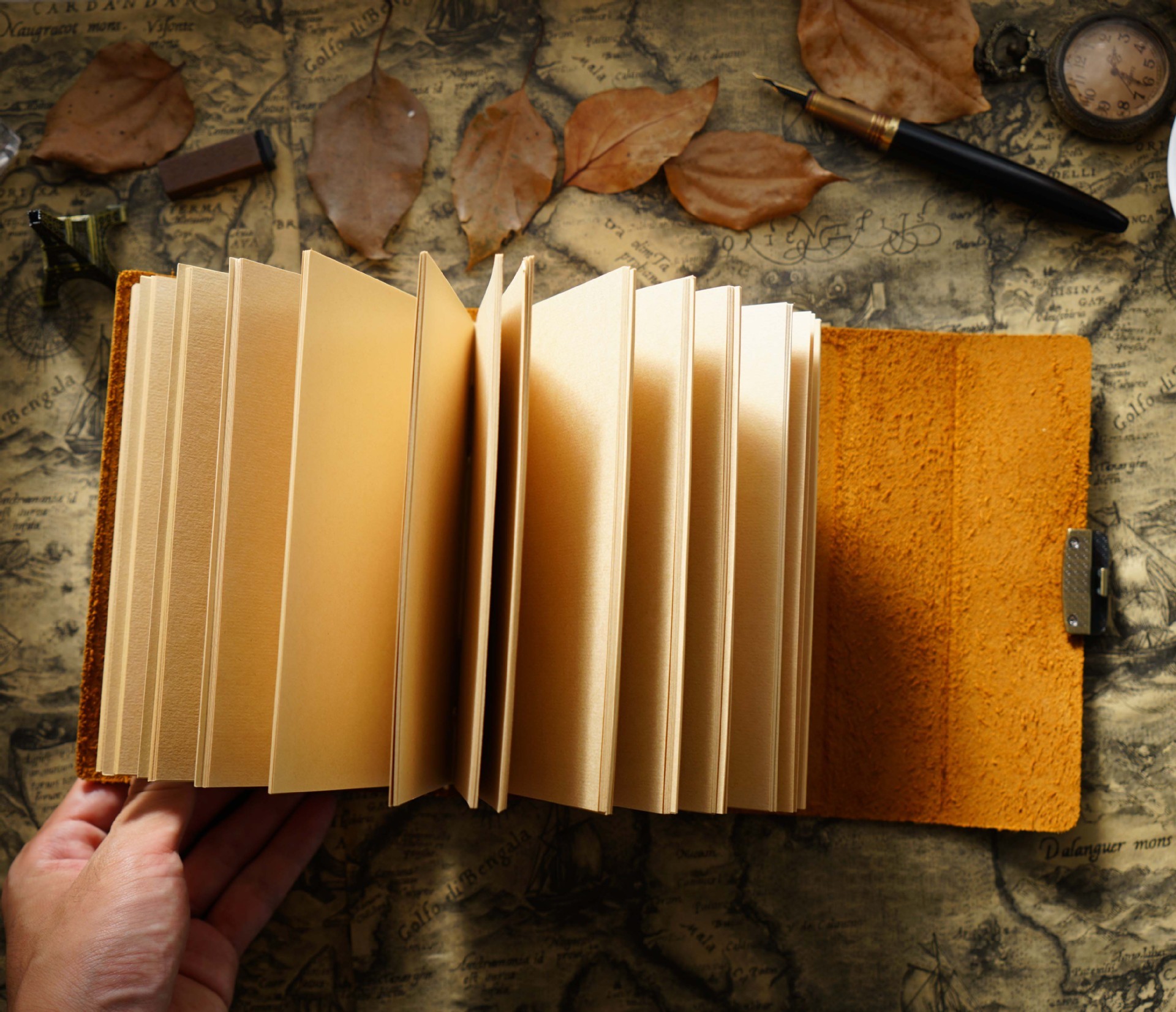 Vintage Journal Journal Cowhide Notebook - Image 2