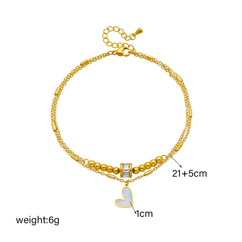 Fashion Jewelry Boho Classic Love Heart Ankle Chain - Image 5