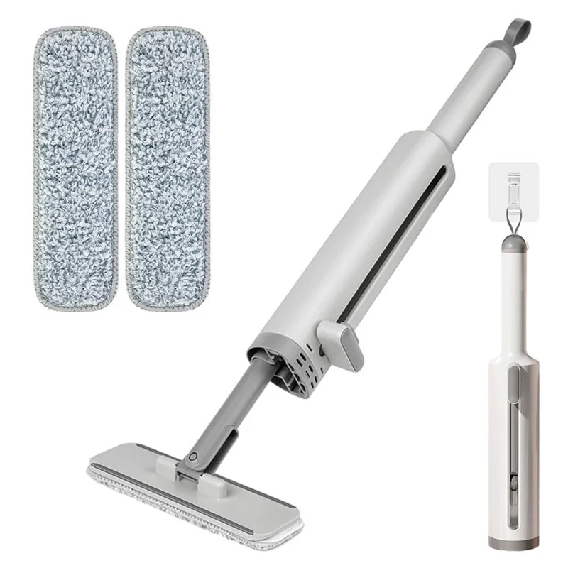 Rotatable Self-Squeeze Mini Mop with Crevice Brush Hand