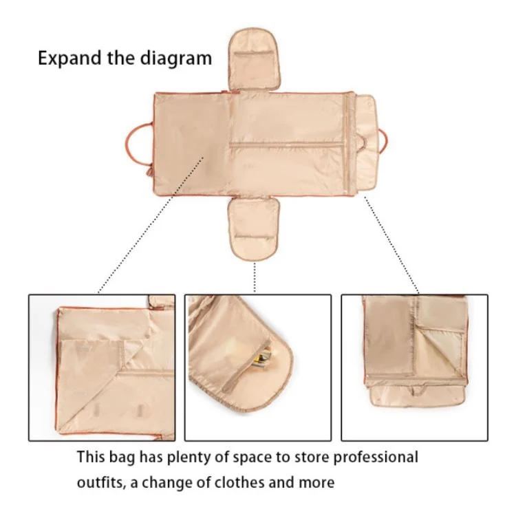 Foldable Women's Travel Convenient Carry-on Clothing - Image 7