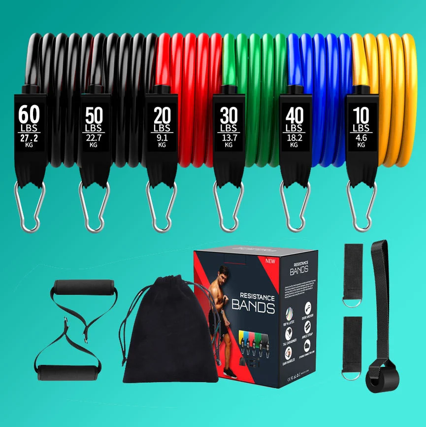 Latex Pull Rope Exercises Resistance Bands Stretch - Image 8