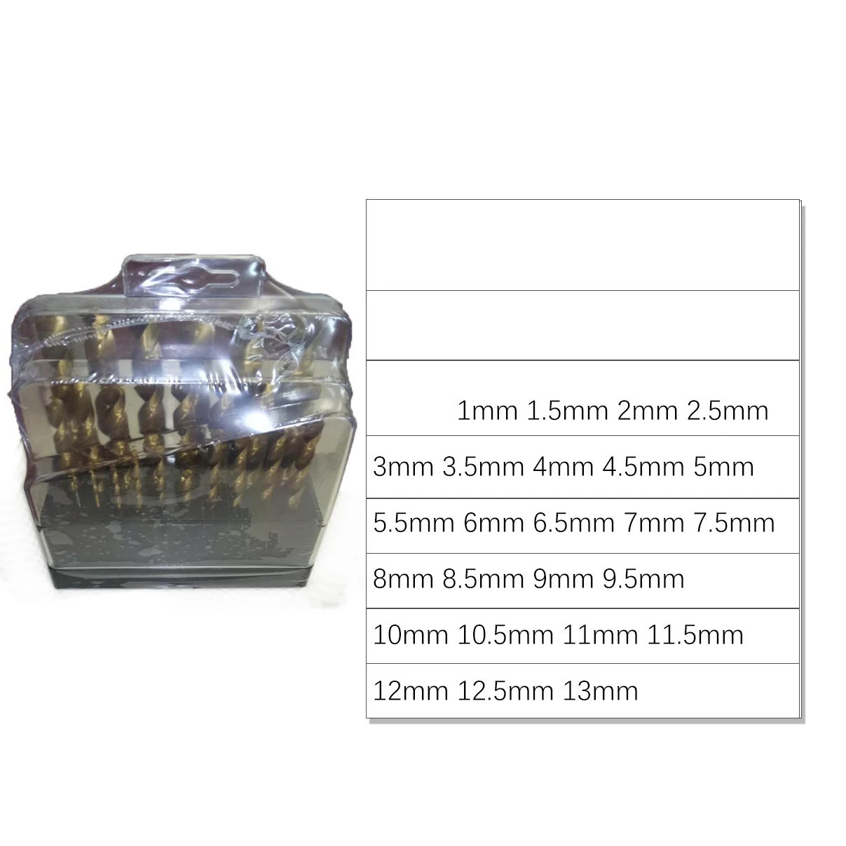 19 25-piece Set of Twist Drill Bits for Wood Board Thin - Image 9