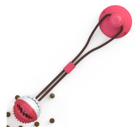 Dog Toys Silicon Suction Cup Tug Interactive Dog Ball - Image 10