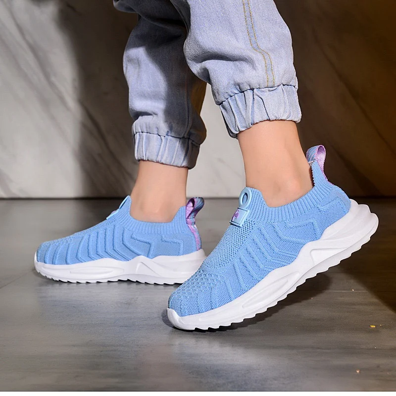 Children Loafers Autumn Mesh Casual Chunky Sneakers