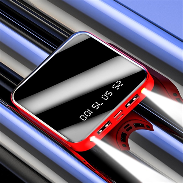 Mini Power Bank 20000 MAh Portable Mirror Digital - Image 4