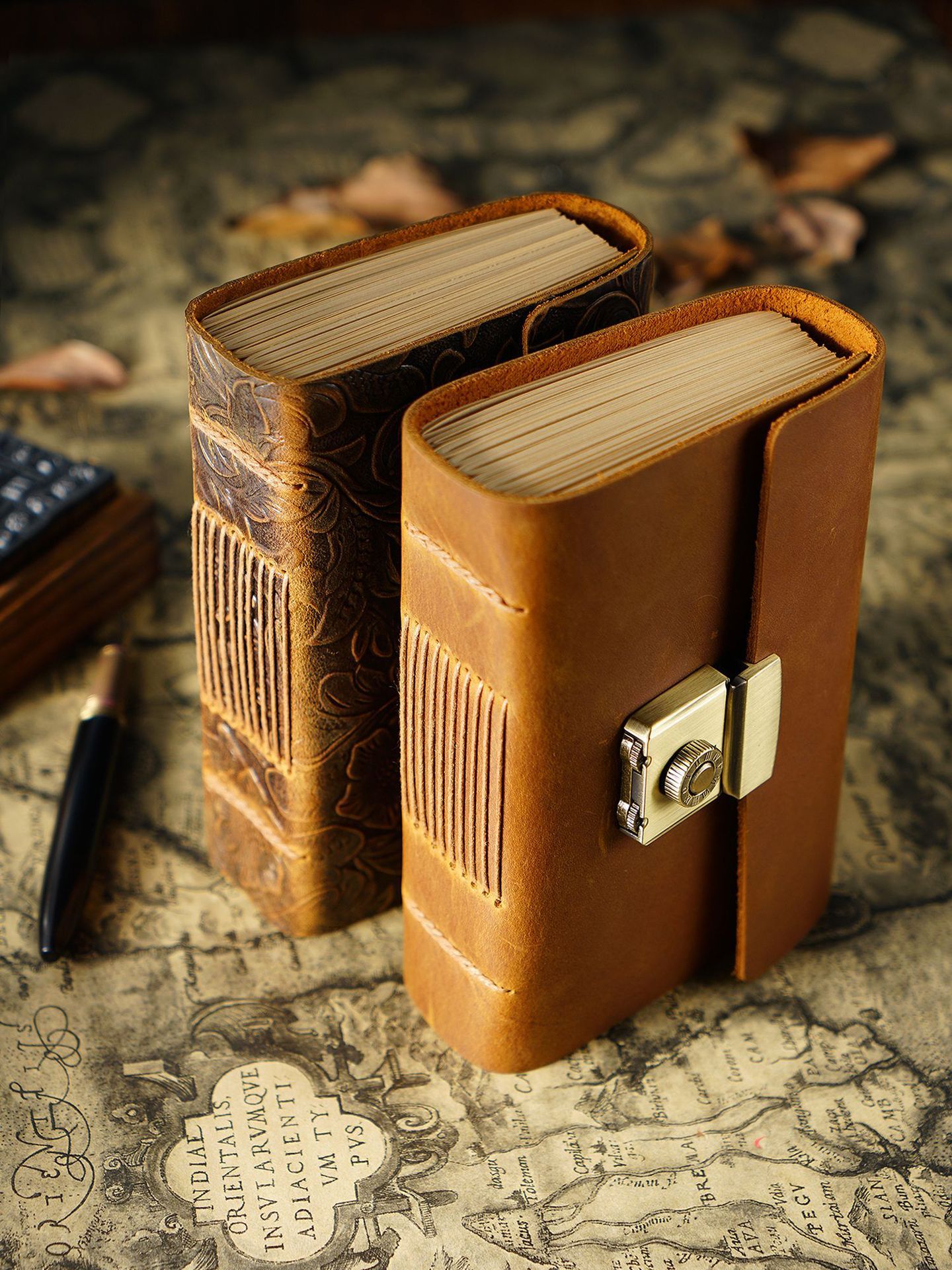 Vintage Journal Journal Cowhide Notebook - Image 3