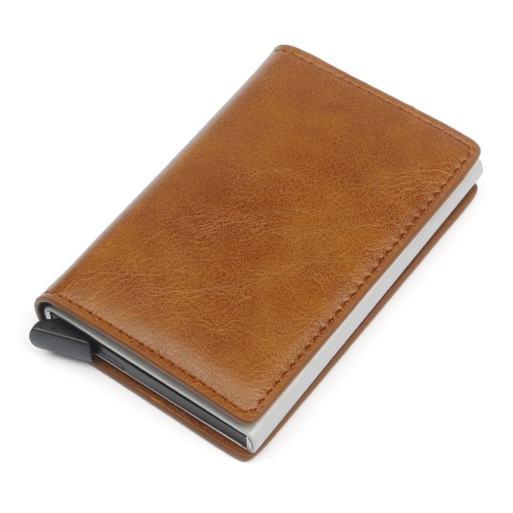 PU Automatic Card Card Holder RFID Multi-function Card - Image 2