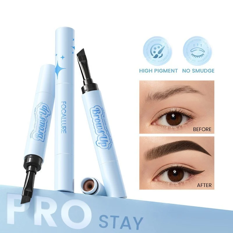 2 in 1 3D Eyebrow Gel Cream Eyeliner Pencil 3 Colors