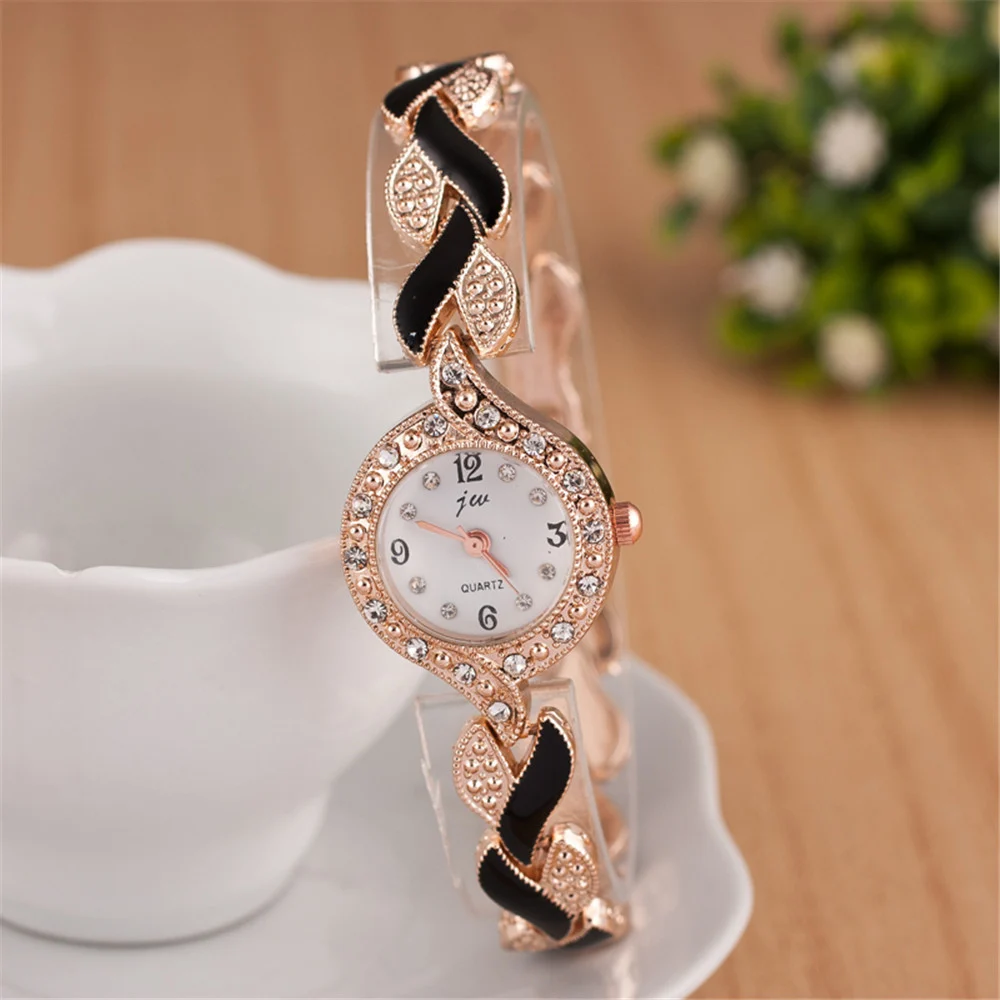 Leaf bracelet quartz wrist watch - Image 6