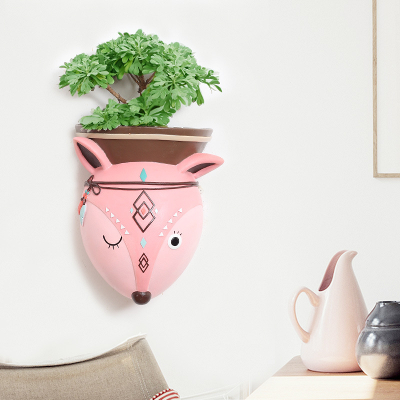 Indian Style Wall Mounted Plant Pot Wall Hanging - Image 2