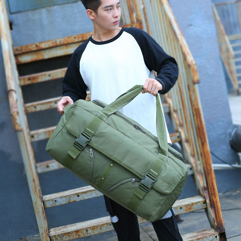 Male Student Duffel Bag Luggage Bag Checked Bag Moving - Image 2