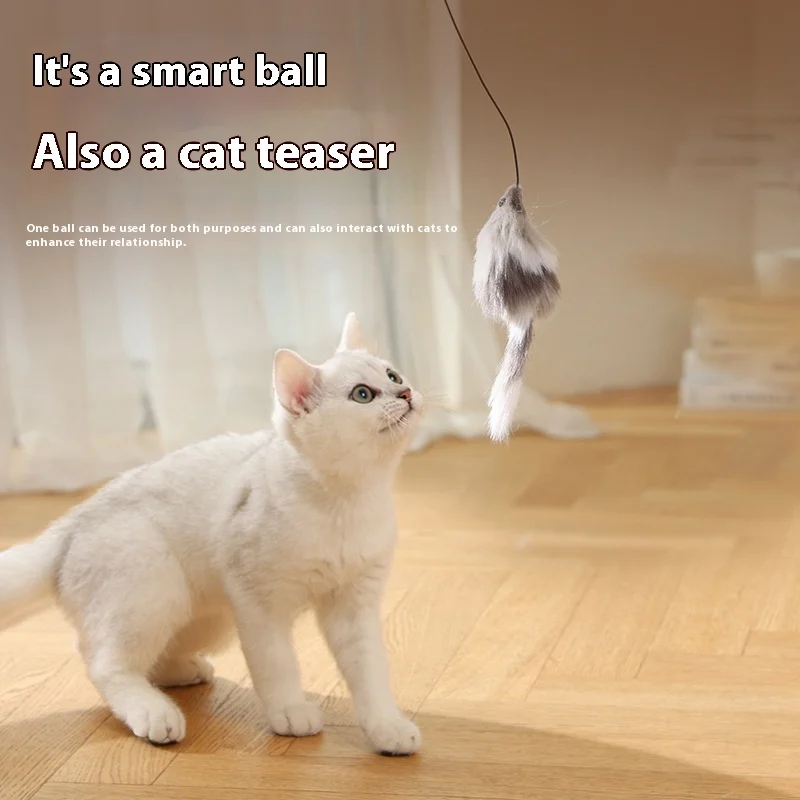 Cat Toys Mouse Teaser Ball Funny Moving Toy for Pets - Image 5