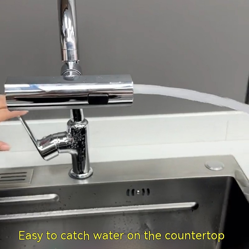 Kitchen Faucet Waterfall Outlet Splash Proof Universal - Image 7