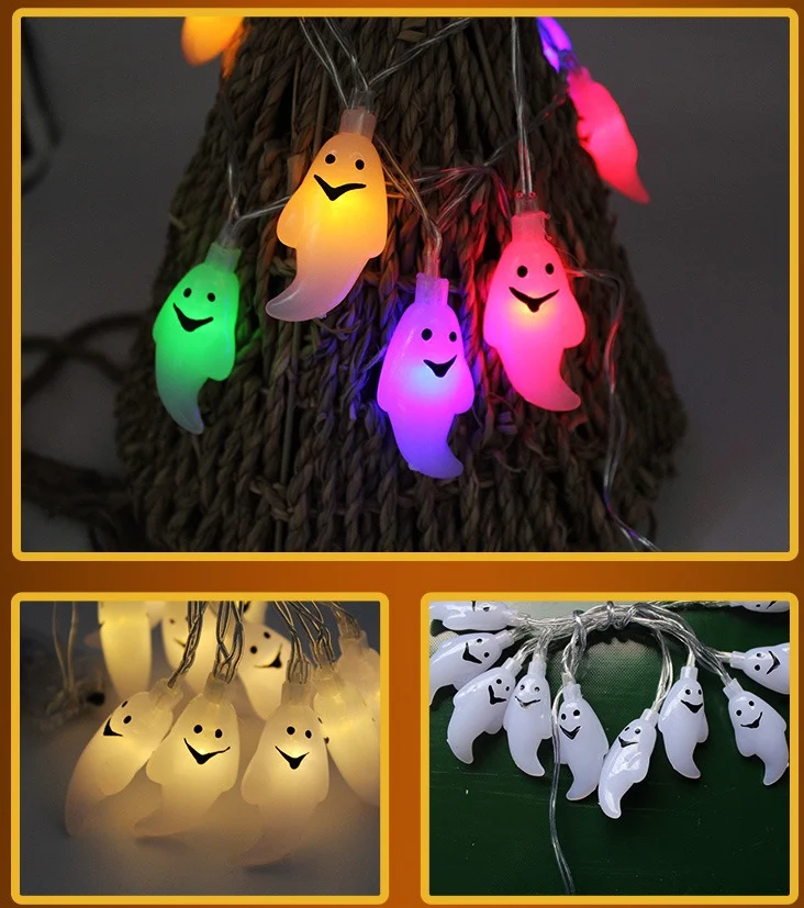 Halloween Decoration Pumpkin Light LED String Lights - Image 4