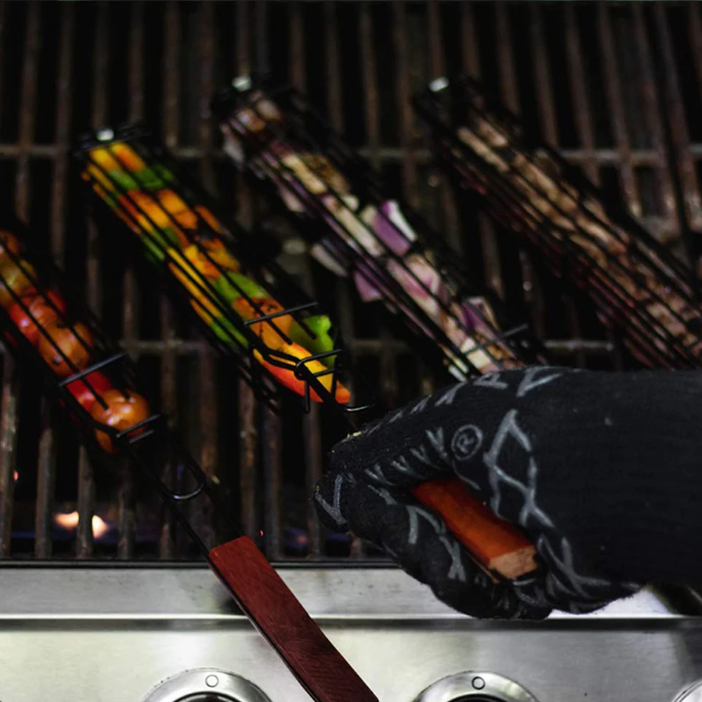 BBQ Grill Mesh Stainless Steel Tools Kitchen - Image 4