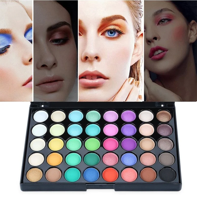 Palette Matte Eyeshadow Pallete Glitter Powder Eye - Image 3