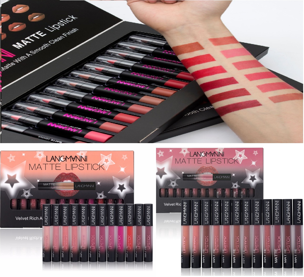 Matte Lipstick Waterproof Long-lasting Velvet Lipstick - Image 8