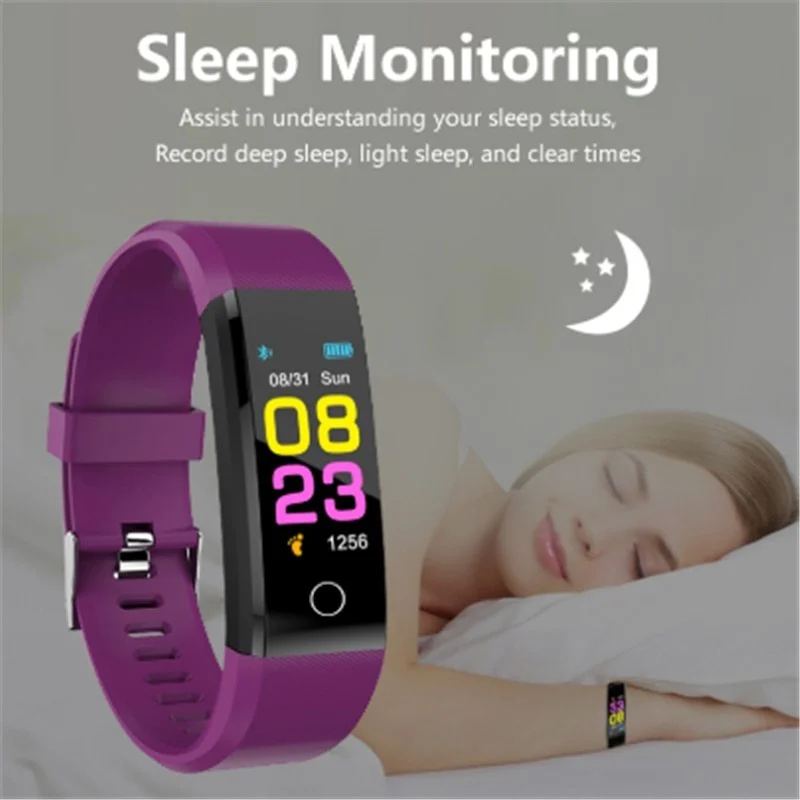 Screen Smart Wristband Heart Rate Monitor Fitness - Image 2