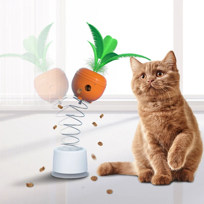 Cat Leaking Food Toy Self-Playing Tumbler Toys Funny