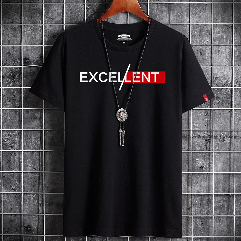 Cotton Summer Men's Short-sleeved T-shirt Bottoming - Image 3