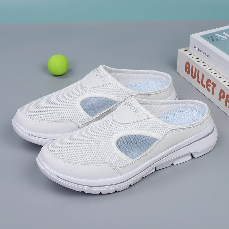 Mesh Shoes Summer Sports Slippers Women Men Casual Slip - Image 6