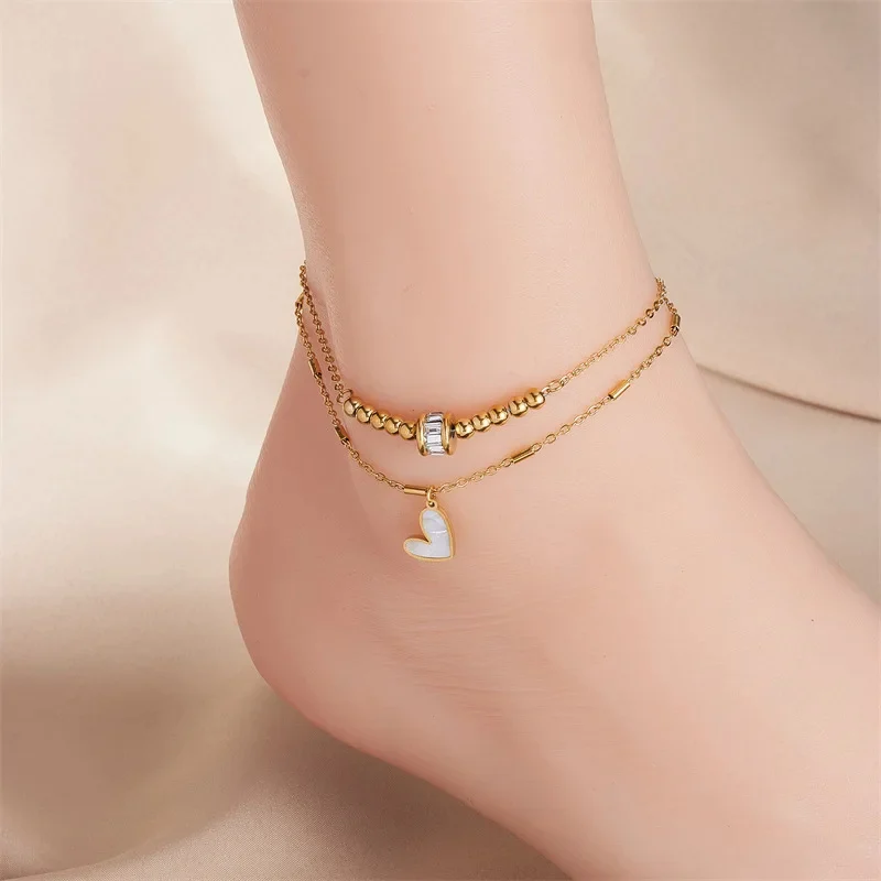 Fashion Jewelry Boho Classic Love Heart Ankle Chain - Image 7