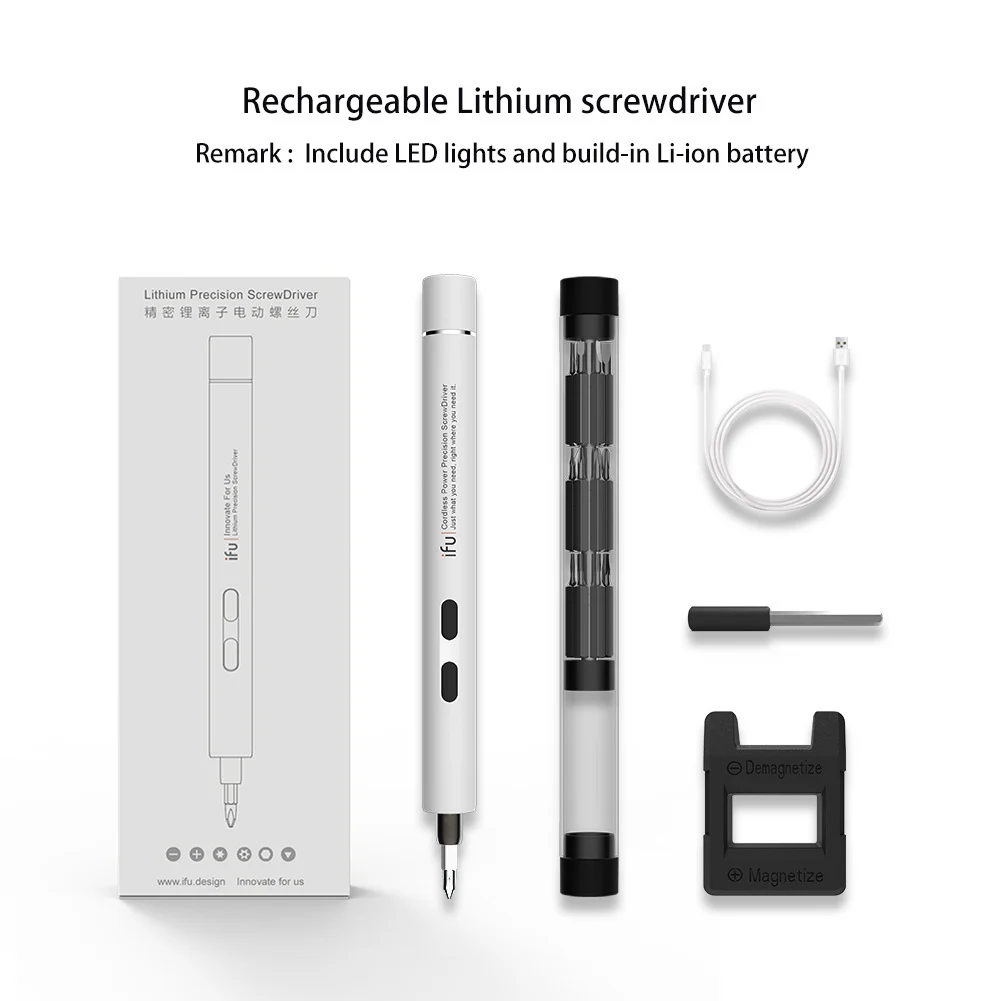 Electric Screwdriver Rechargeable Driver Kit