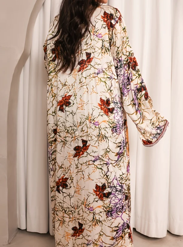 Embroidery Kaftan Dress - Image 3