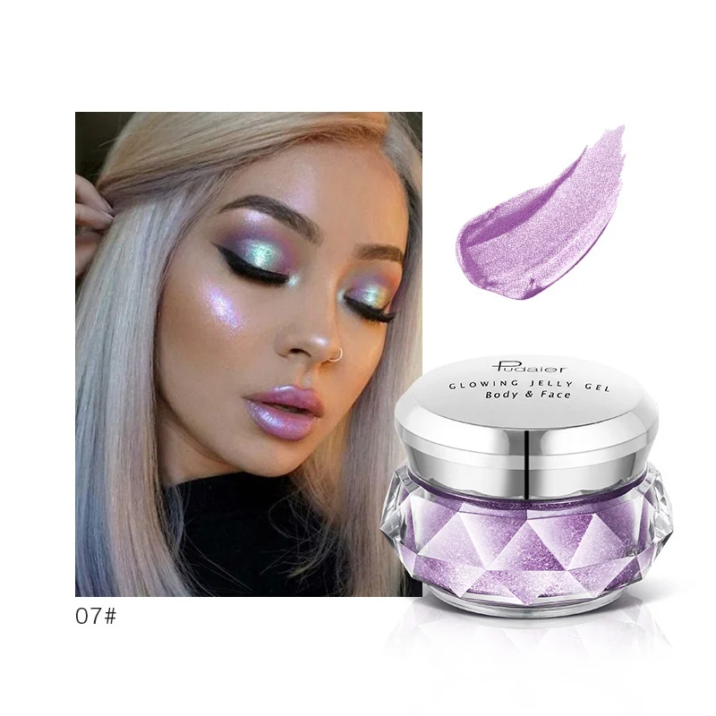 Face Highlighter Jelly Gel Mermaid Eyeshadow Glow Body - Image 10