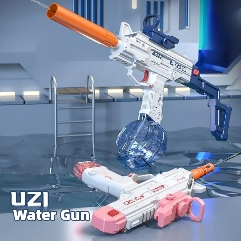 Children Automatic UZI Electric Backpack Water