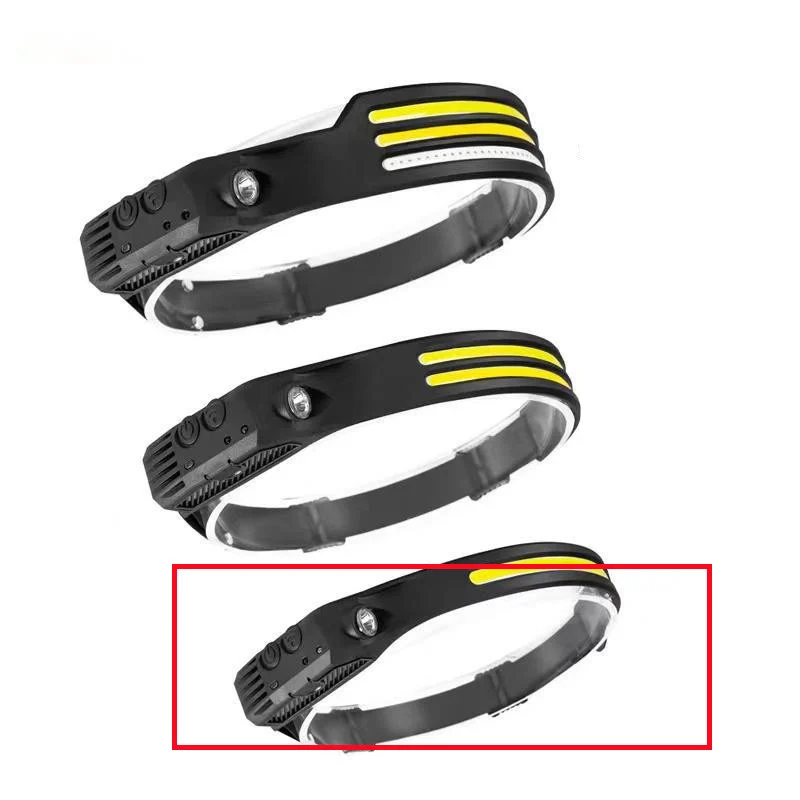 LED Induction Riding Headlamp Flashlight USB - Image 9