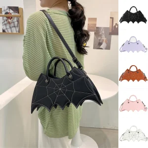 Halloween Spider Web Shape Shoulder Bags Personality