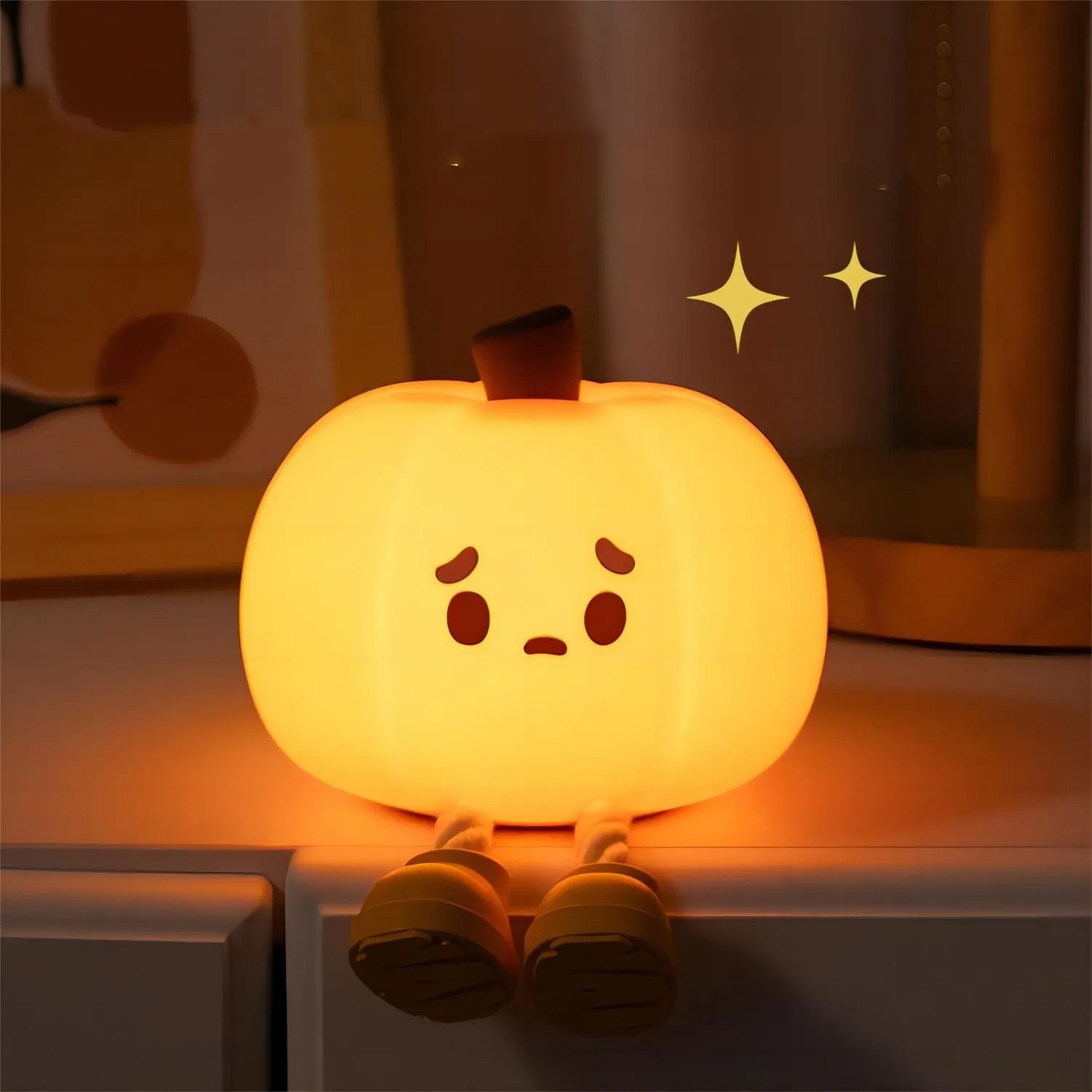 Home Decor Halloween Pumpkin Night Light Cute Soft - Image 6