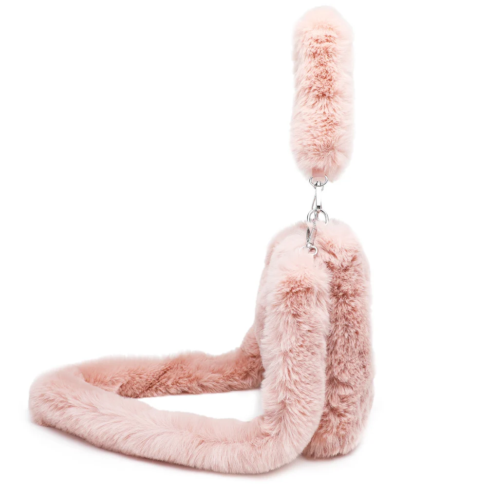 Women Fluffy Shoulder Bag Top-handle Bag Female Autumn - Image 6