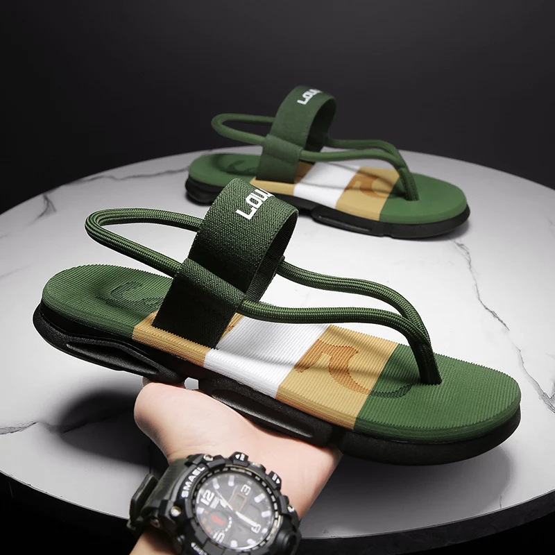 Men Sandals Outdoor Sport Flip Flops Comfort Casual - Image 7