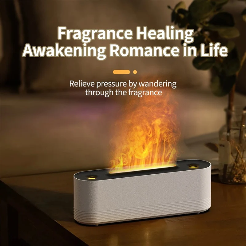 Flame Air Humidifier Ultrasonic 7 Colors Aroma Diffuser - Image 5