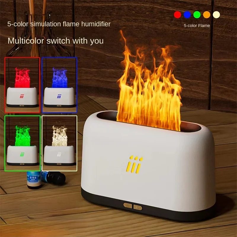 Flame Aroma Diffuser Air Humidifier Ultrasonic Cool - Image 2