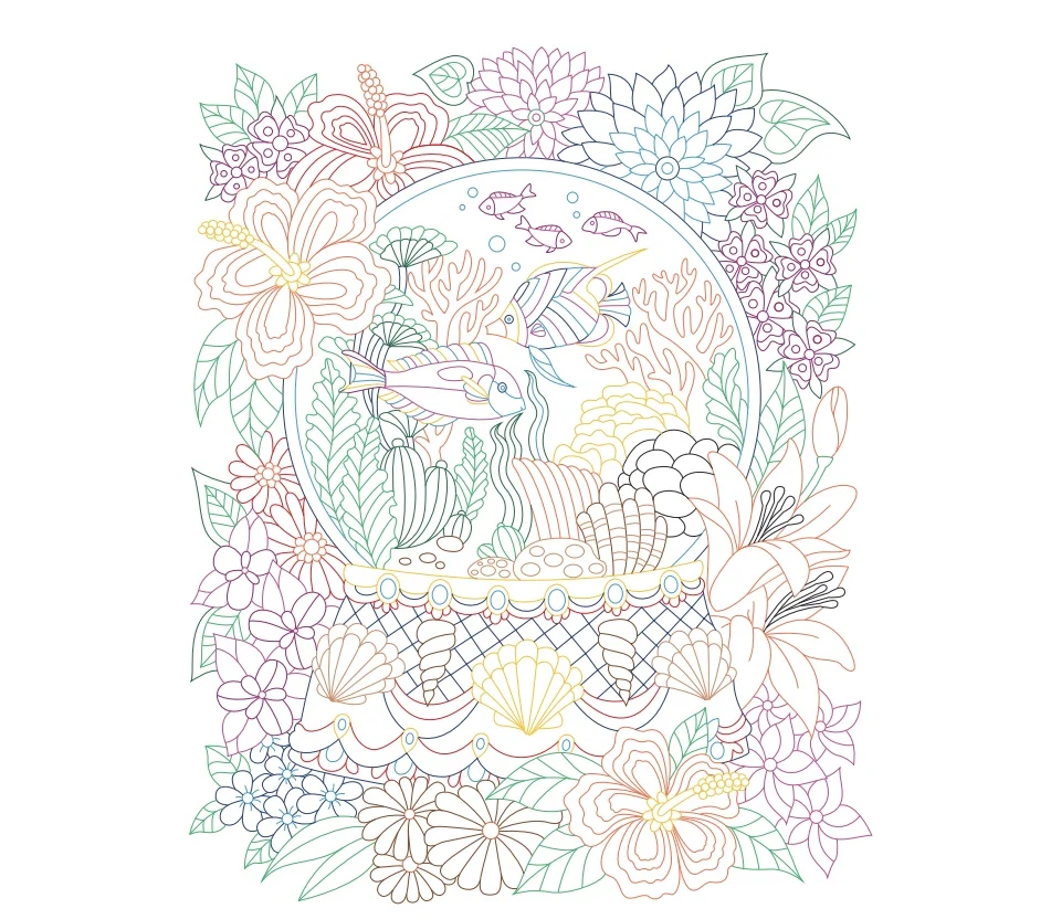 Quilted Paper Painting Material Package Slot Series - Image 8