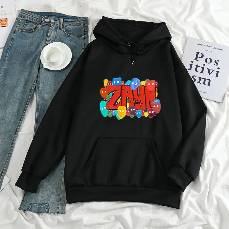 Color Art ZAYN Printed Letter Hoodie Hoodies for Men